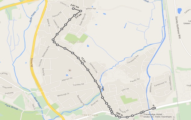 Hanford Day Nursery 2670m +900m = 3570m